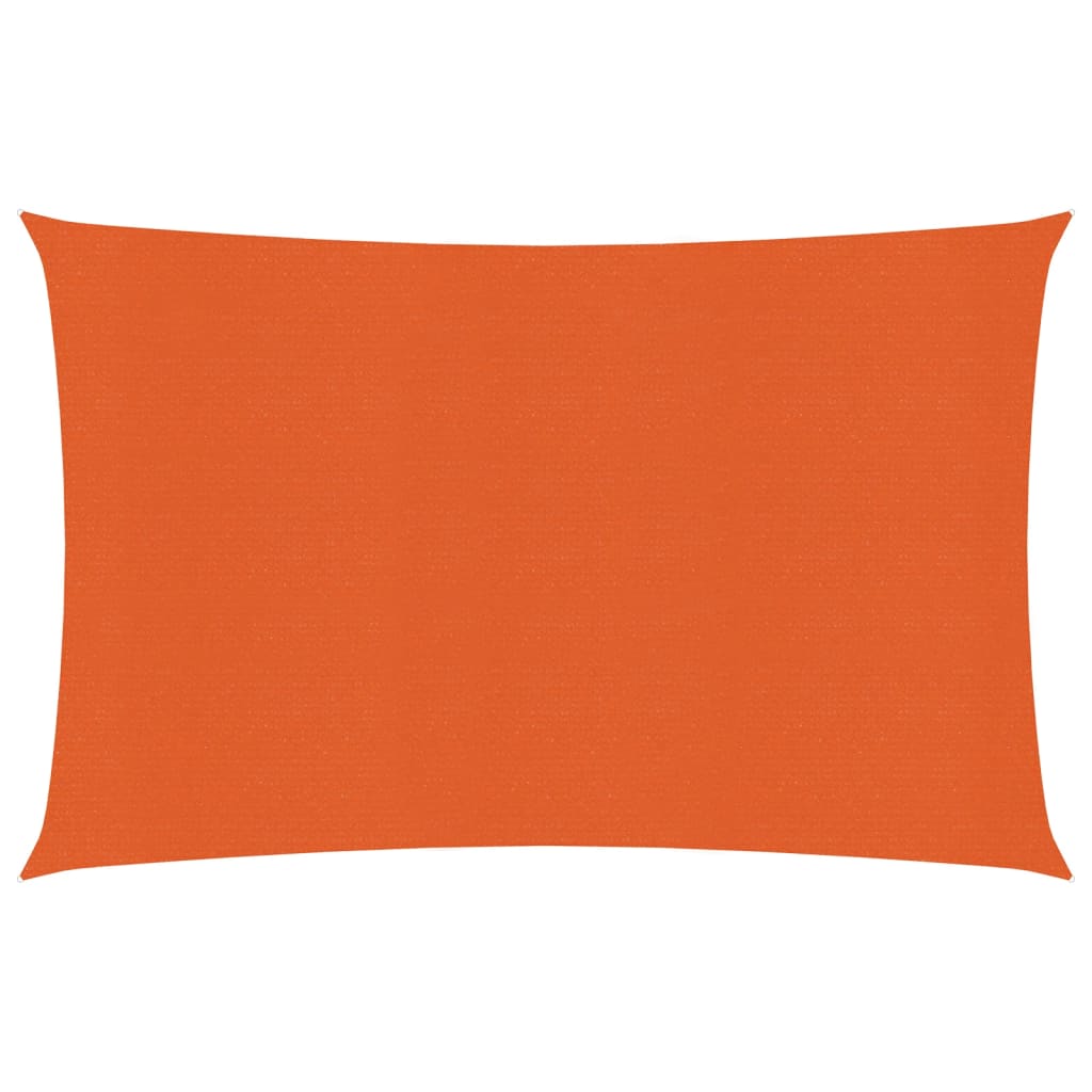 Vela de sombra 160 g/m² naranja 3,5 x 4,5