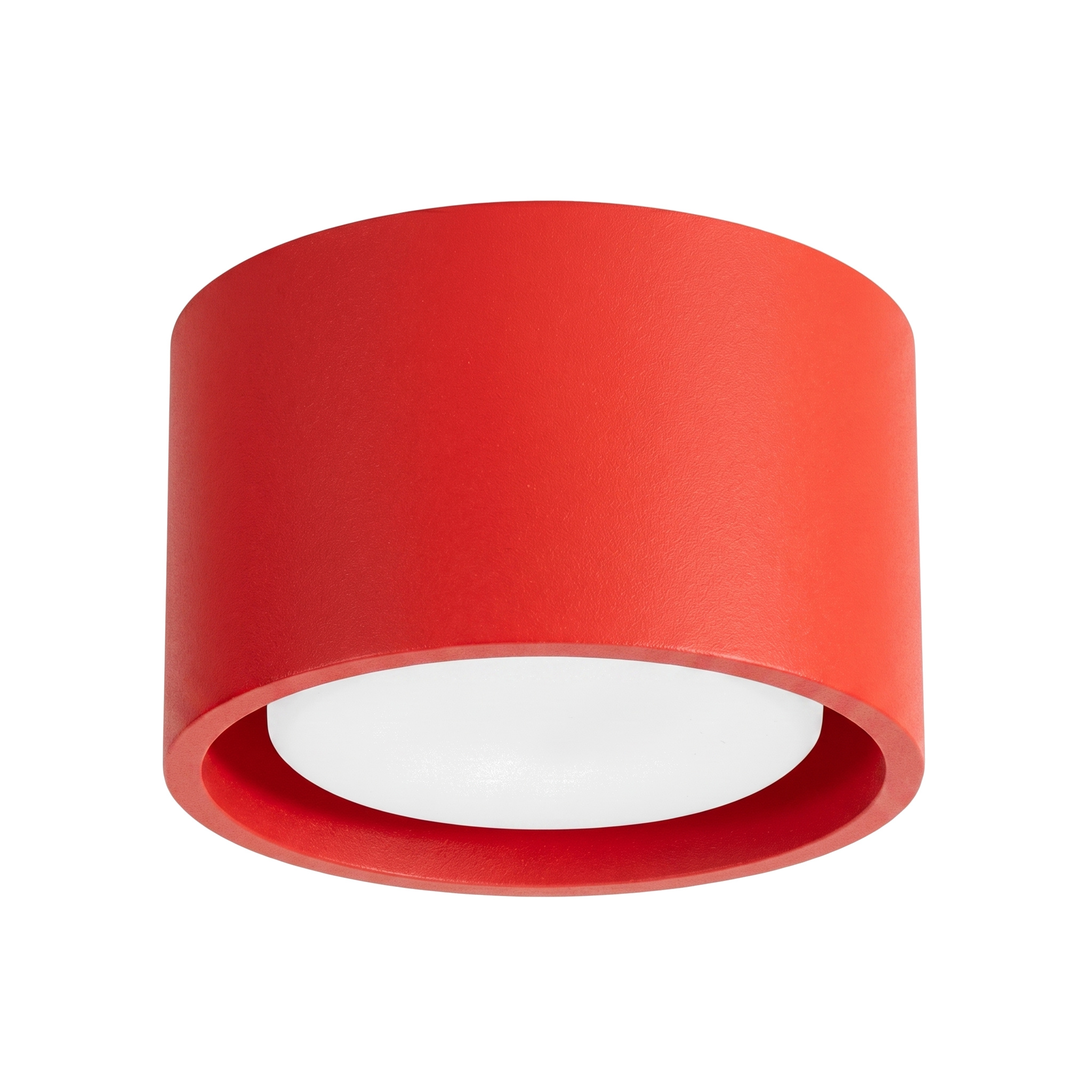 Plafones modo 1 rojo aluminio 10x6x10cm