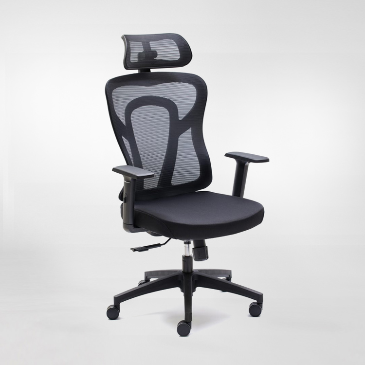 Silla de oficina euromof cali | black edition ejecutiva