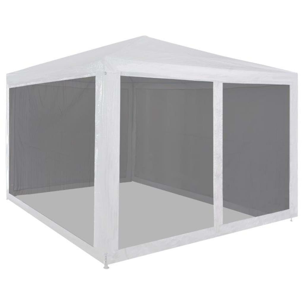 vidaXL carpa de celebraciones con 4 paredes de malla 3x3 m