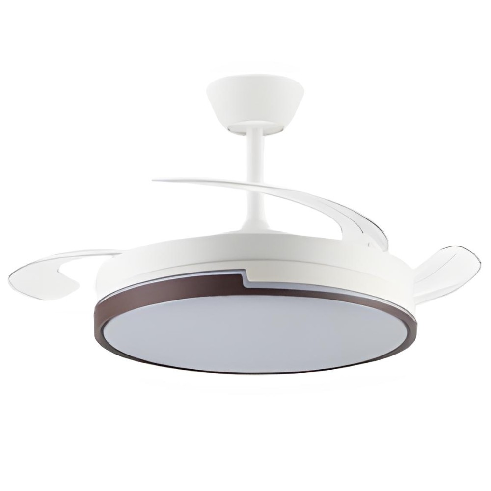 Ventilador de techo plumax marron cct regulable 107cm