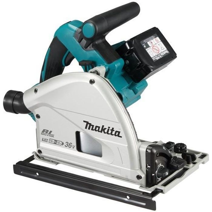 Sierra circular de inmersión makita - 36v (2x18v) li-ion 165mm
