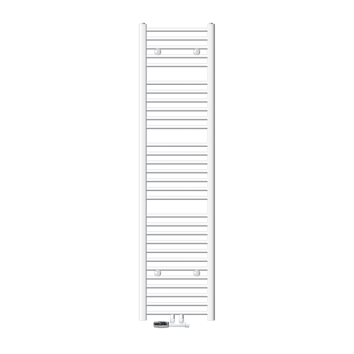 Radiador toallero de baño sahara 400 x 1800 mm blanco
