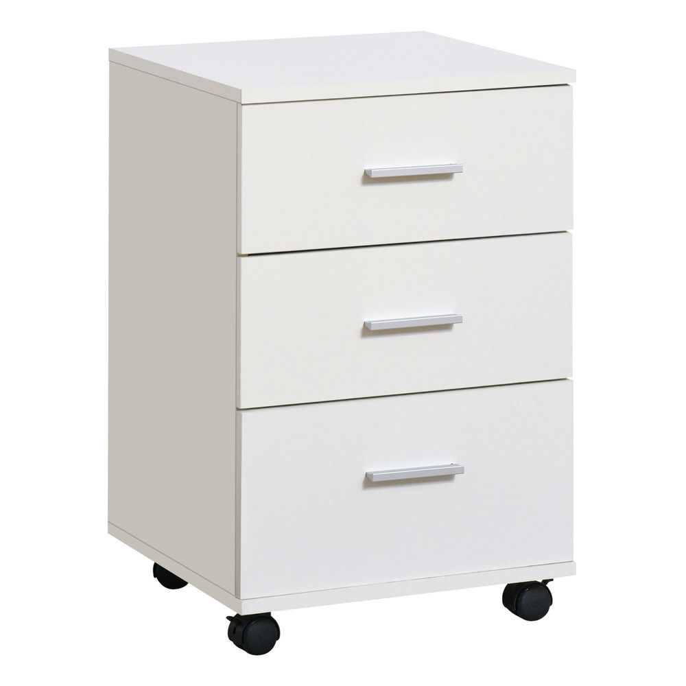 Gabinete de archivo 40x40x61,5cm tablero de partículas color blanco