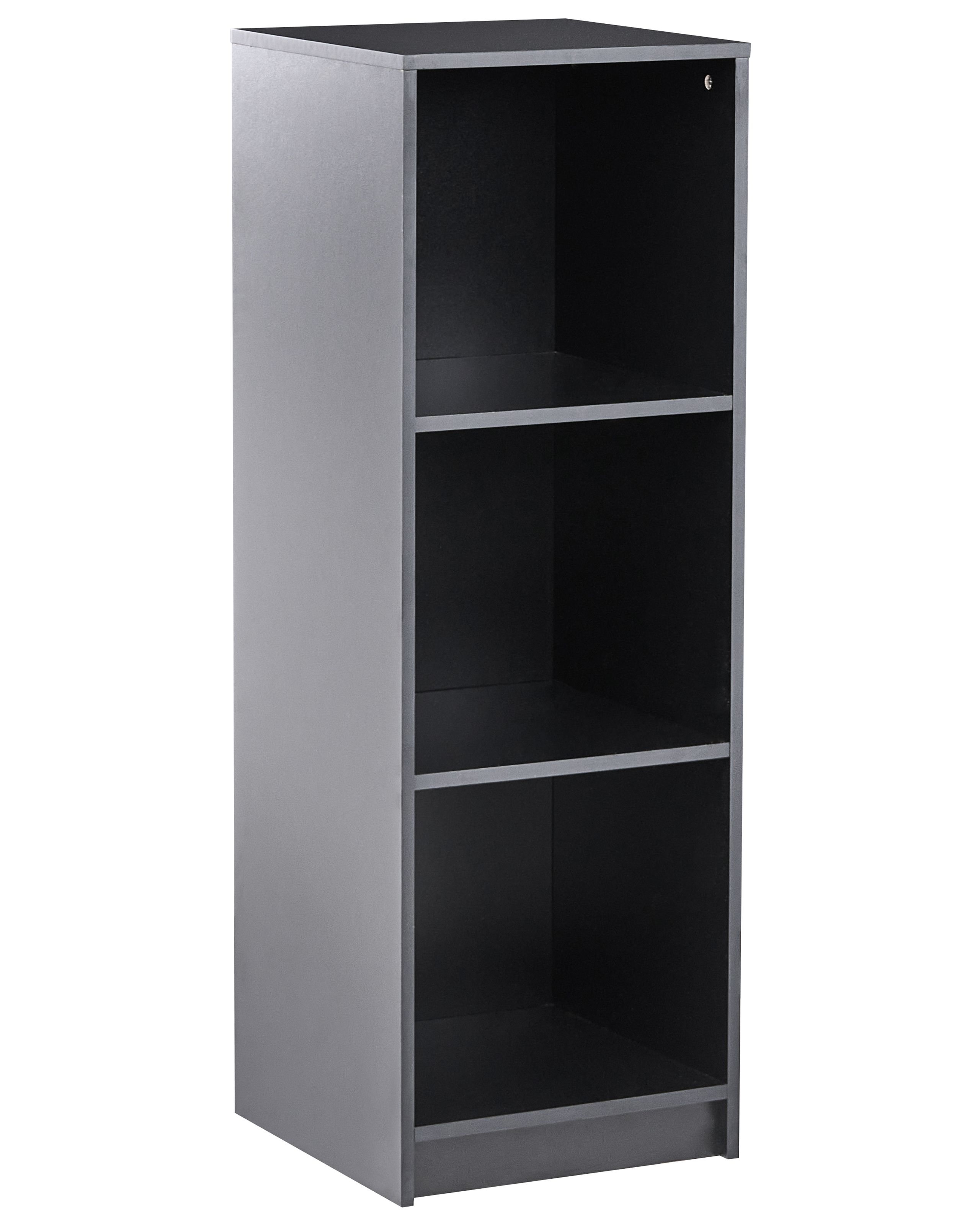 Estantería con 3 baldas zehna 117 cm negro