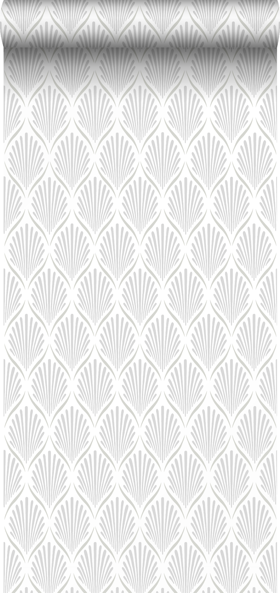 Duro papel pintado arte deco gris - 53 cm x 10.05 m - 661156