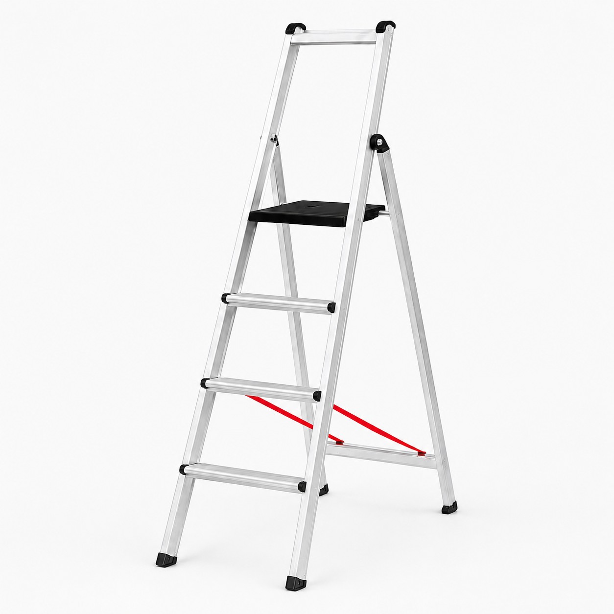Escalera profesional reforzada t-pro-4x1 con arco de seguridad