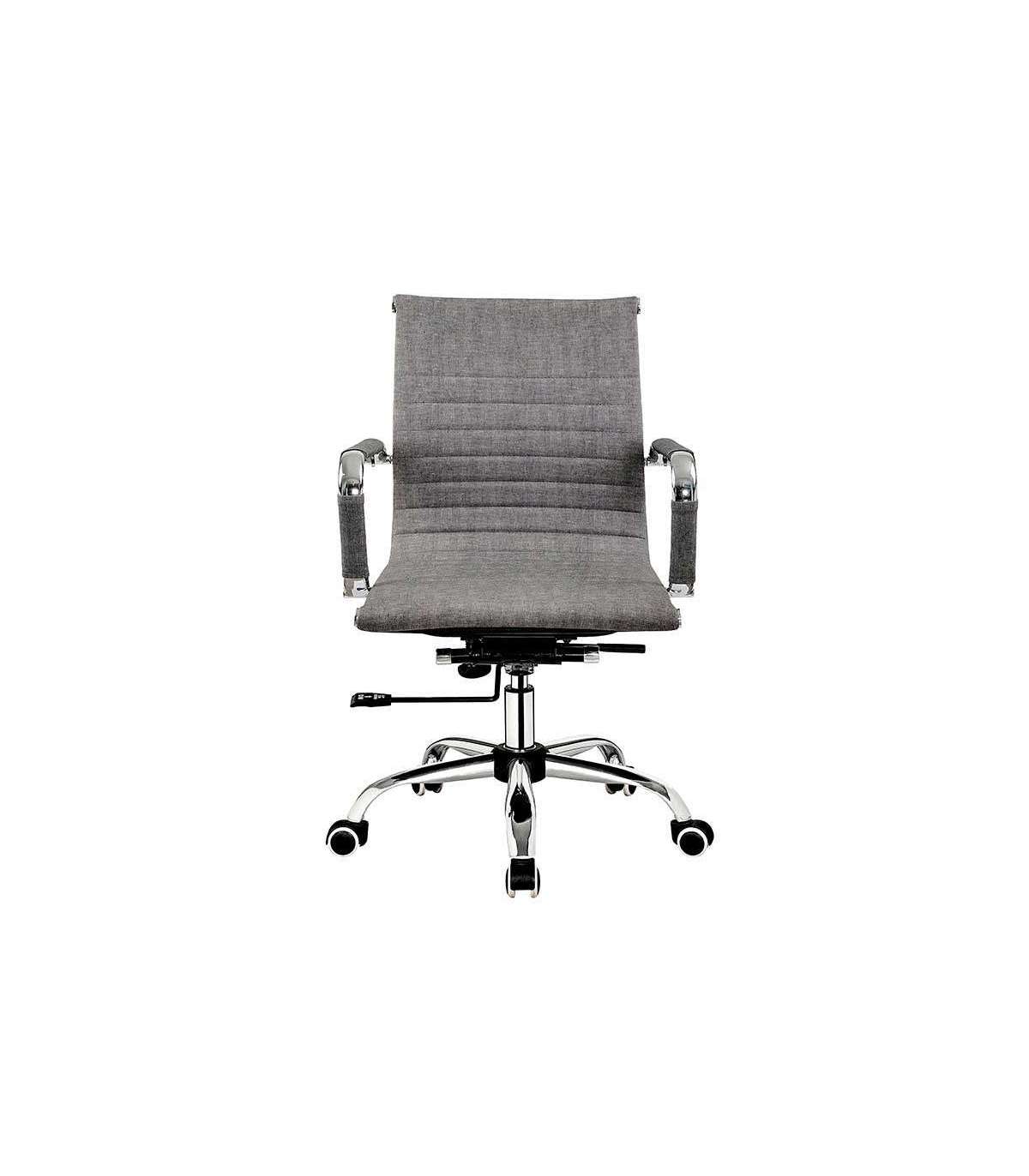 Silla de despacho giratoria elevable con base de ruedas