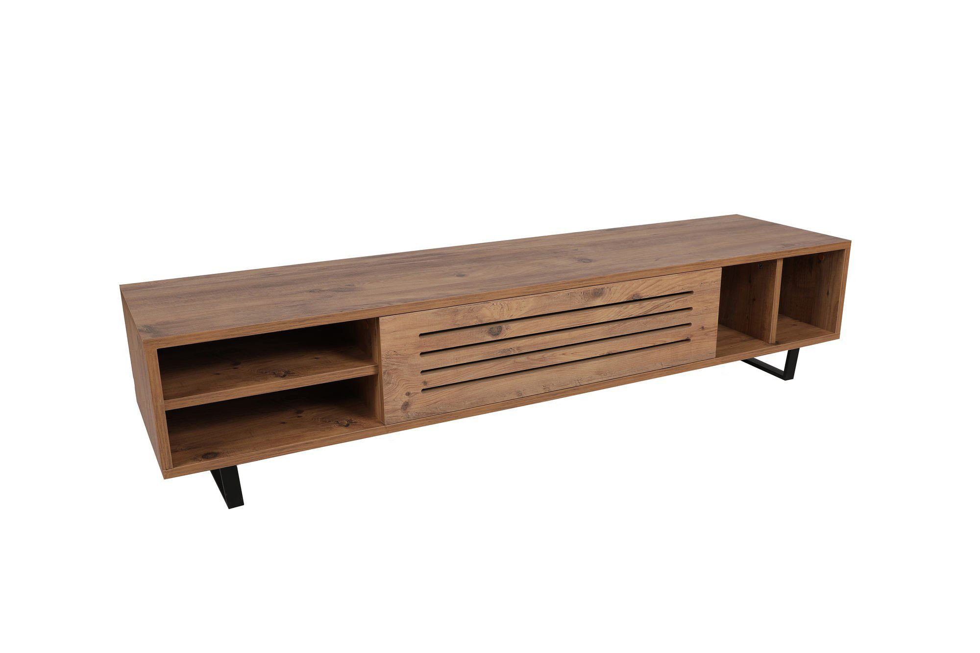 Mueble para la tele de madera <<safir>> 160 x 40 x 35 cm - pino atlántico