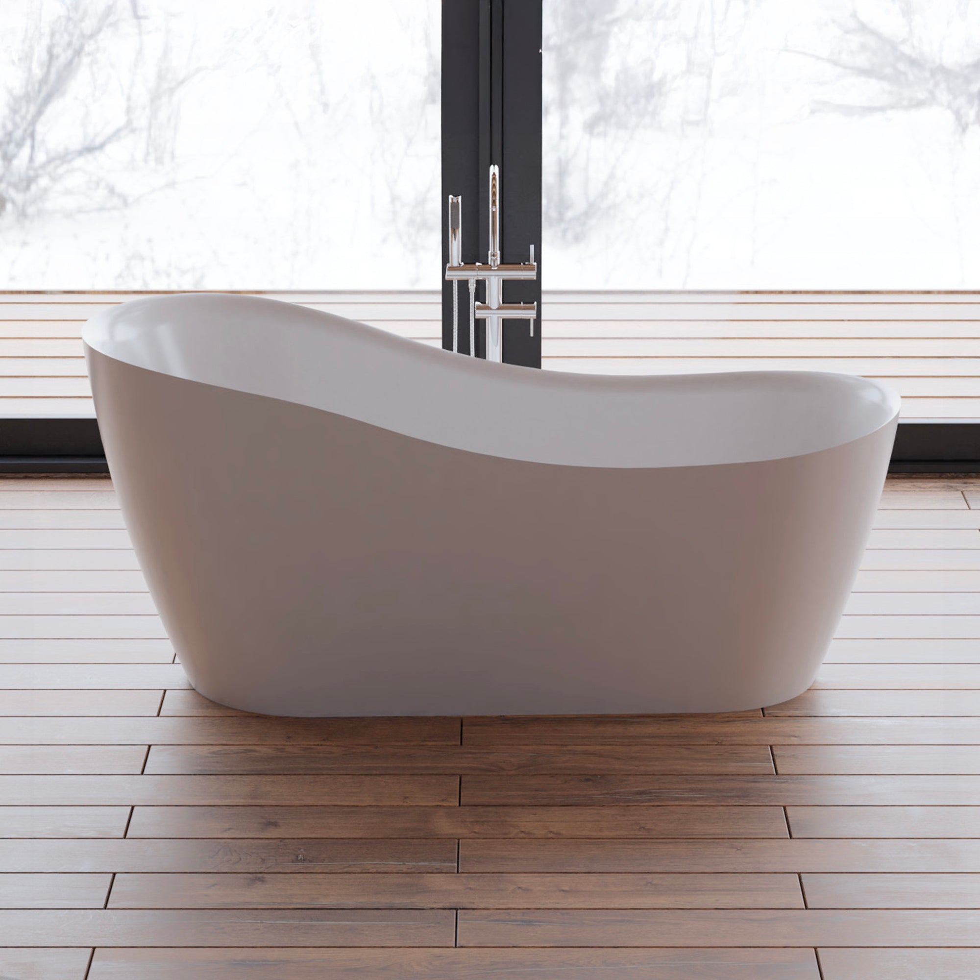 Bañera exenta jazz 170 blanche 170 x78 x78 cm, spalina