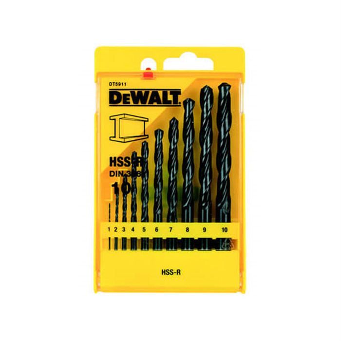 Broca multiusos para metal - Dewalt - dt5911 - acero rápido hss-r din 338 -