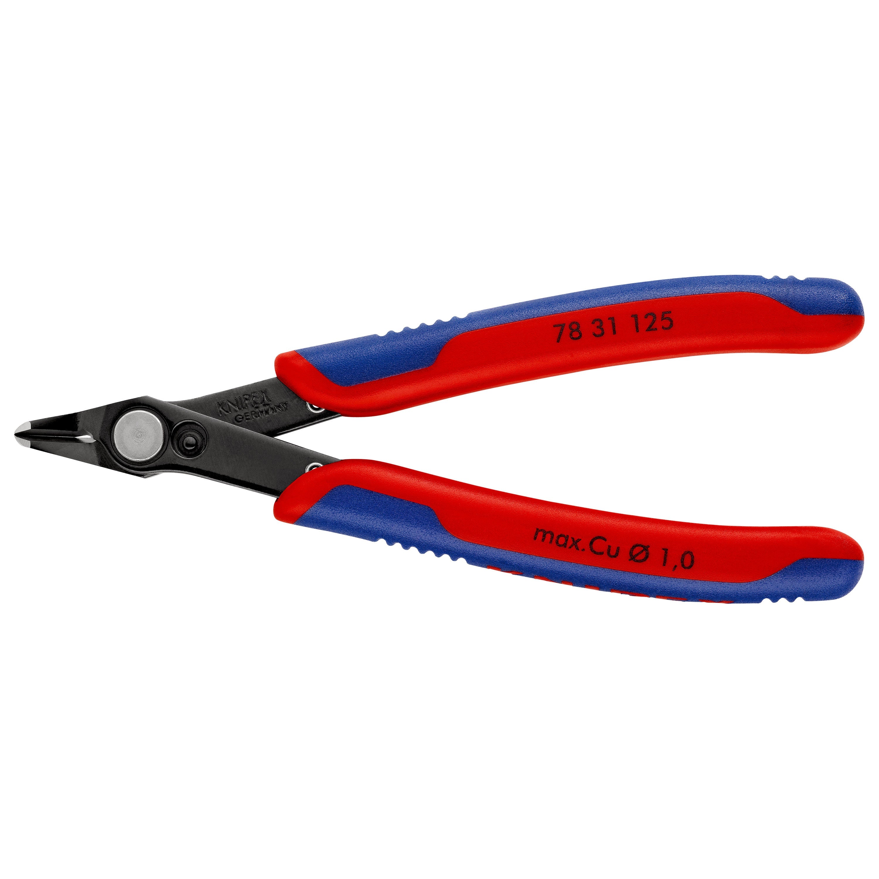 Super knips eletrônico 78 31 125 (azul, com mola de abertura e limitador de