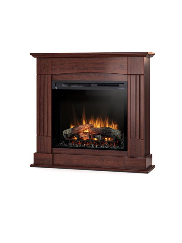 Cavo - chimenea de suelo eléctrica independiente con LED - roble 28