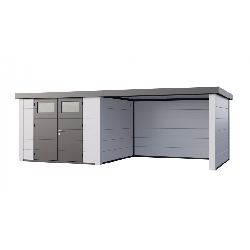 Caseta jardin nh8 con apoyo grande derecha | blanco / blanco | novo habitat