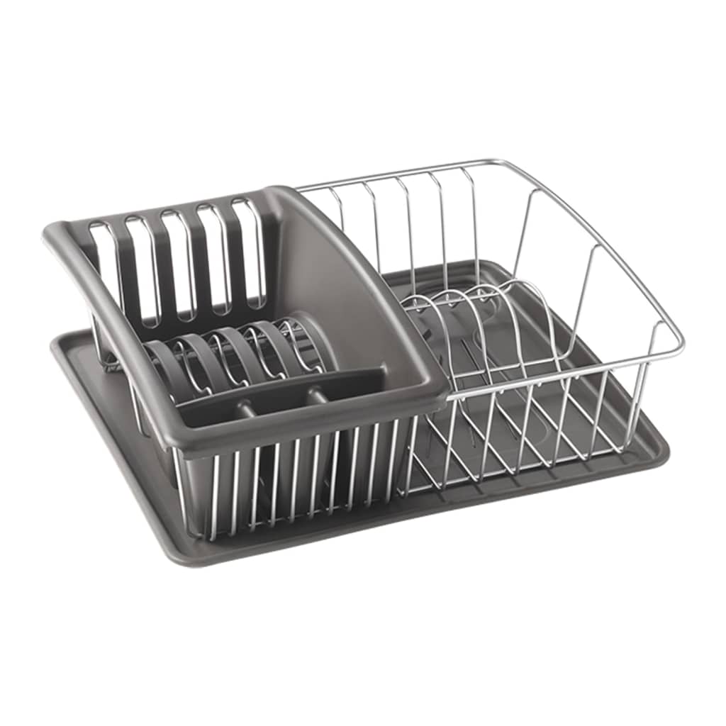 Metaltex escurridor de platos aquatex plus gris