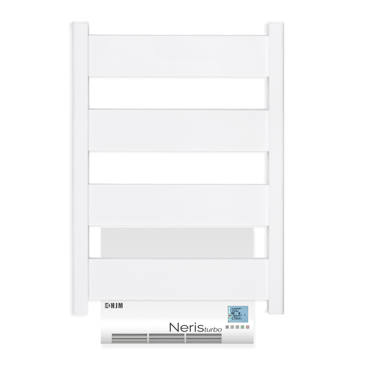 Radiador secatoallas eléctrico termoventilador Neris turbo (500w+1000w) HJM