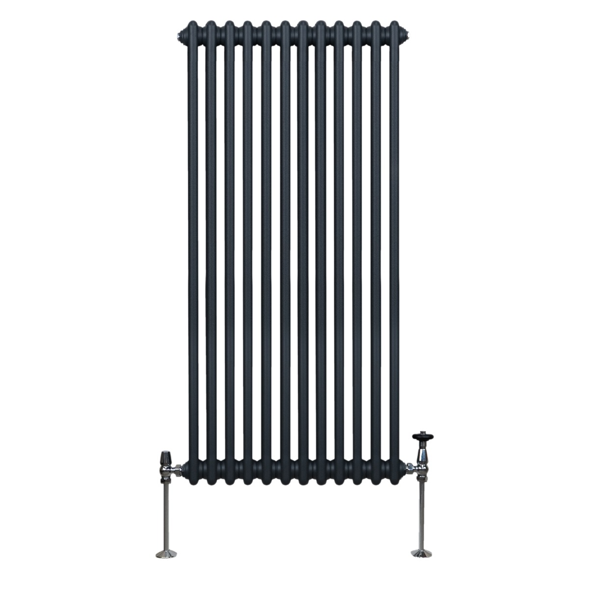 Radiador tradicional vertical de 2 columnas - 1500x 562mm - gris