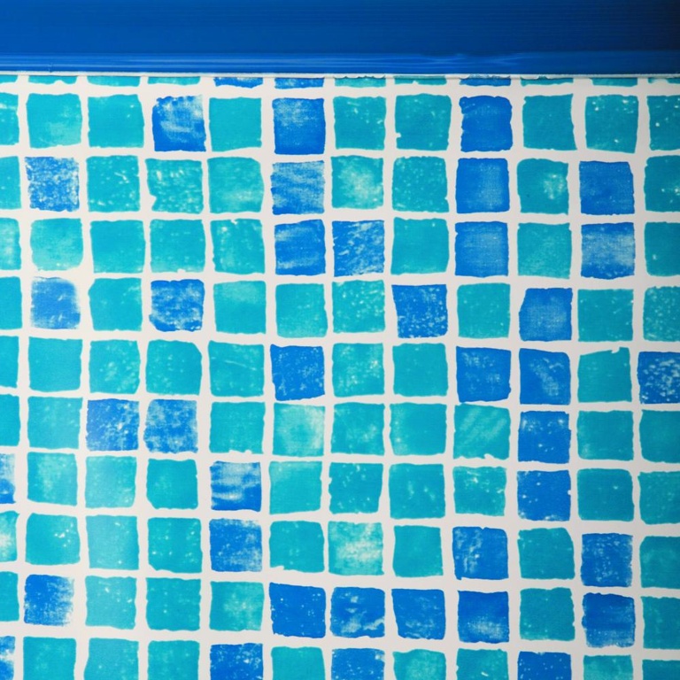 Liner 0,50 azul piedra arenisca piscina redonda diam. Ø3,50m x h1,32m
