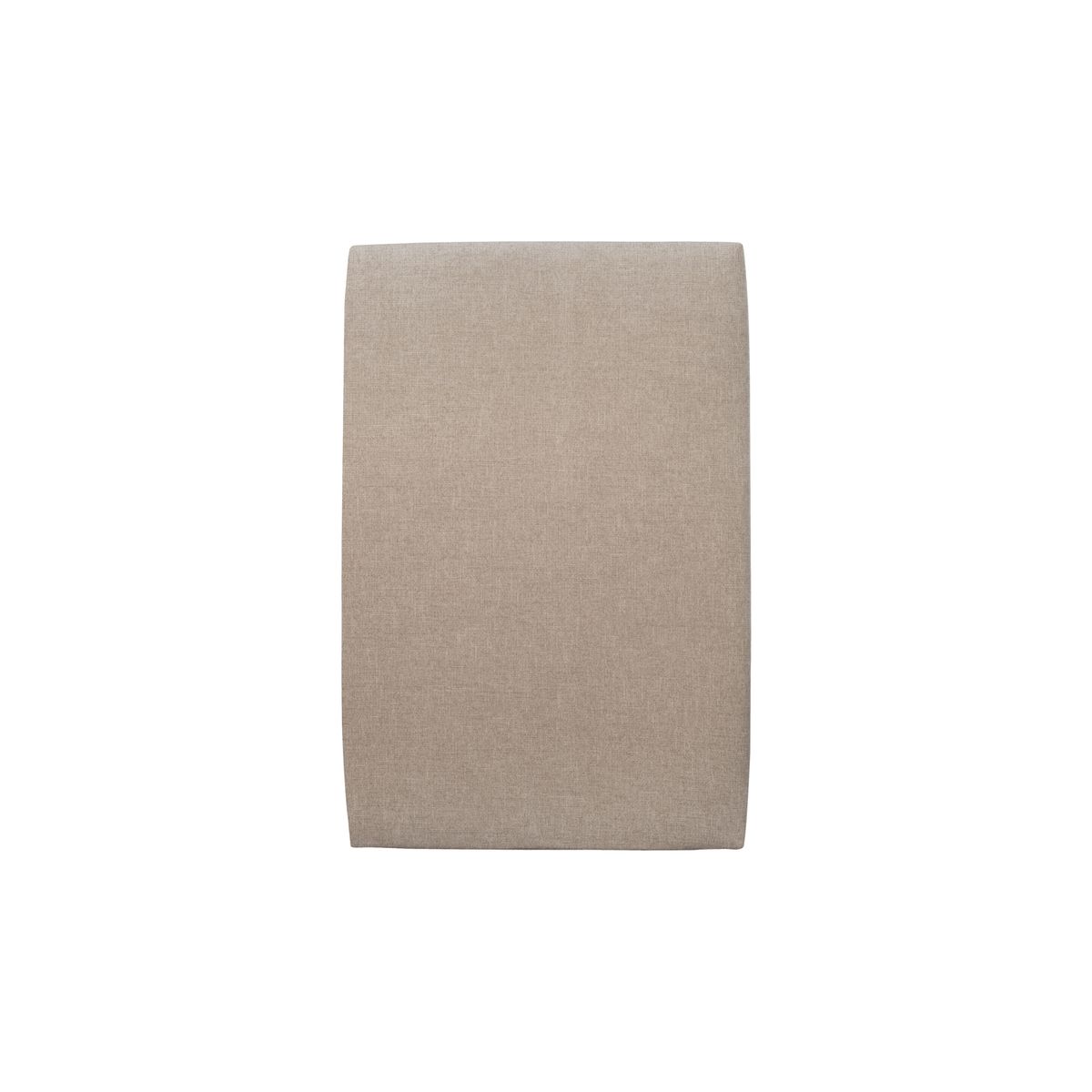 Cabecero tapizado 90 cm - tela natté marrón beige - beige marrón