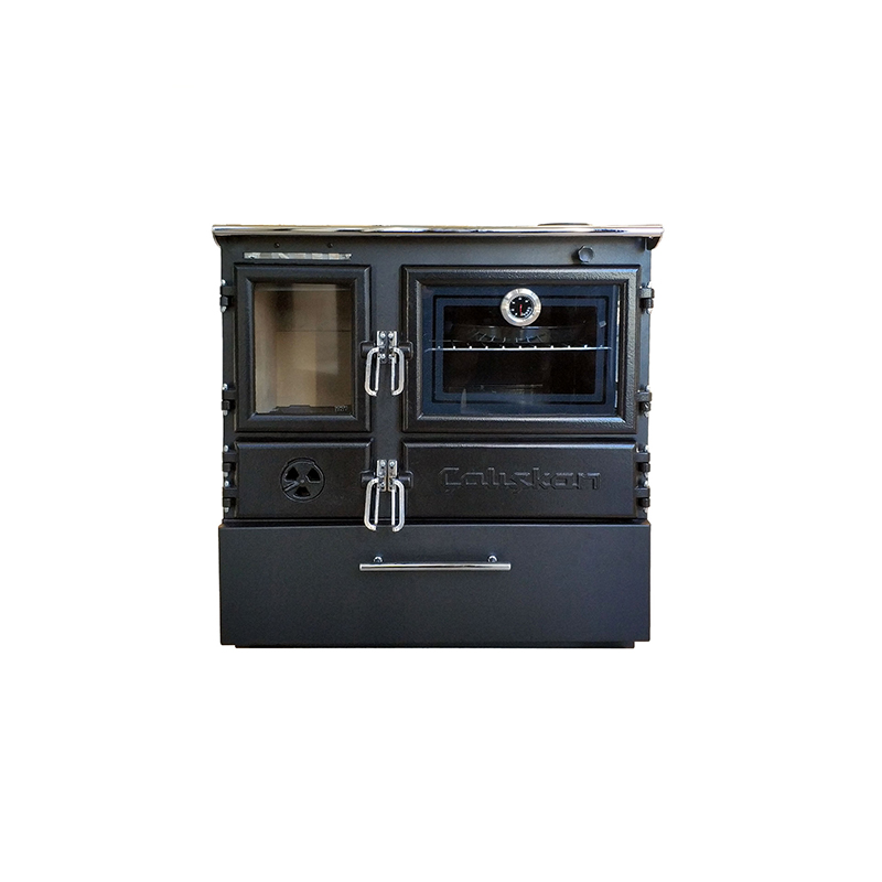 Estufa de leña independiente con horno - box 214