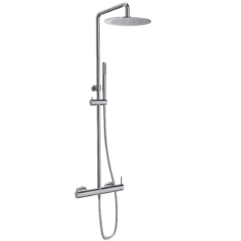 Columna ducha monomando loop cromado