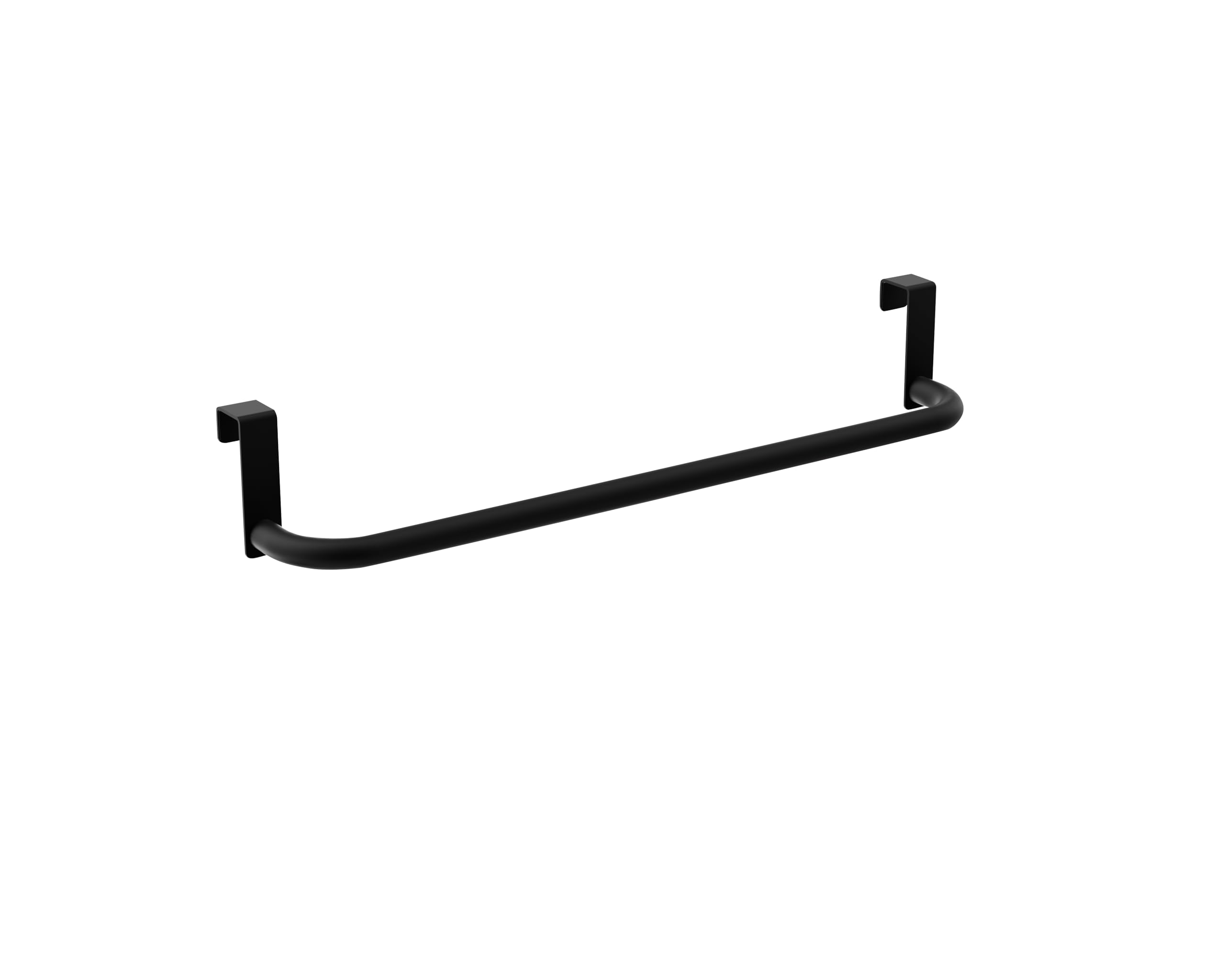 Imex - toallero para baño sin taladro negro serie pure