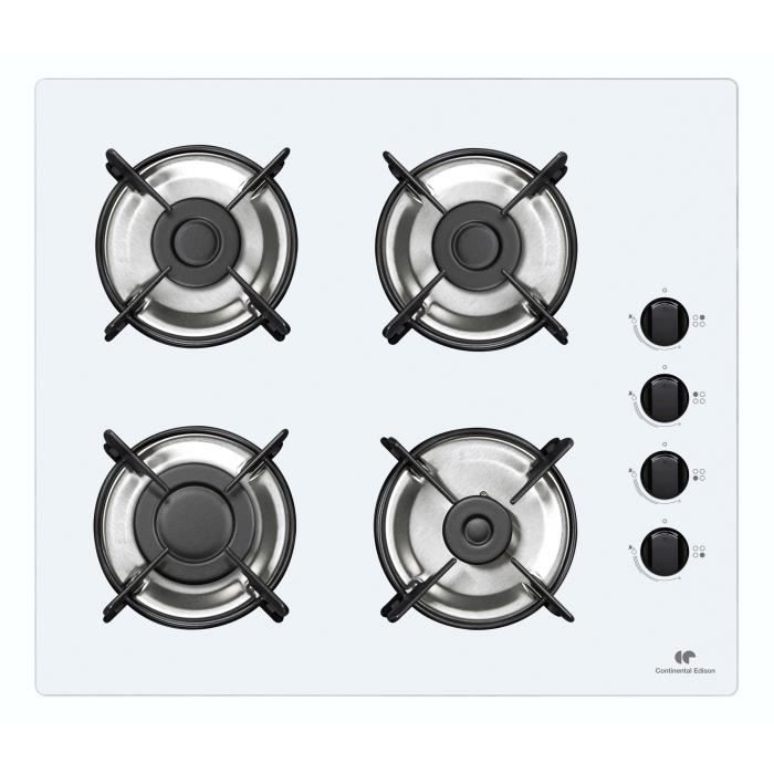 Tabla 4 hogares continental edison - gas vidrio blanco
