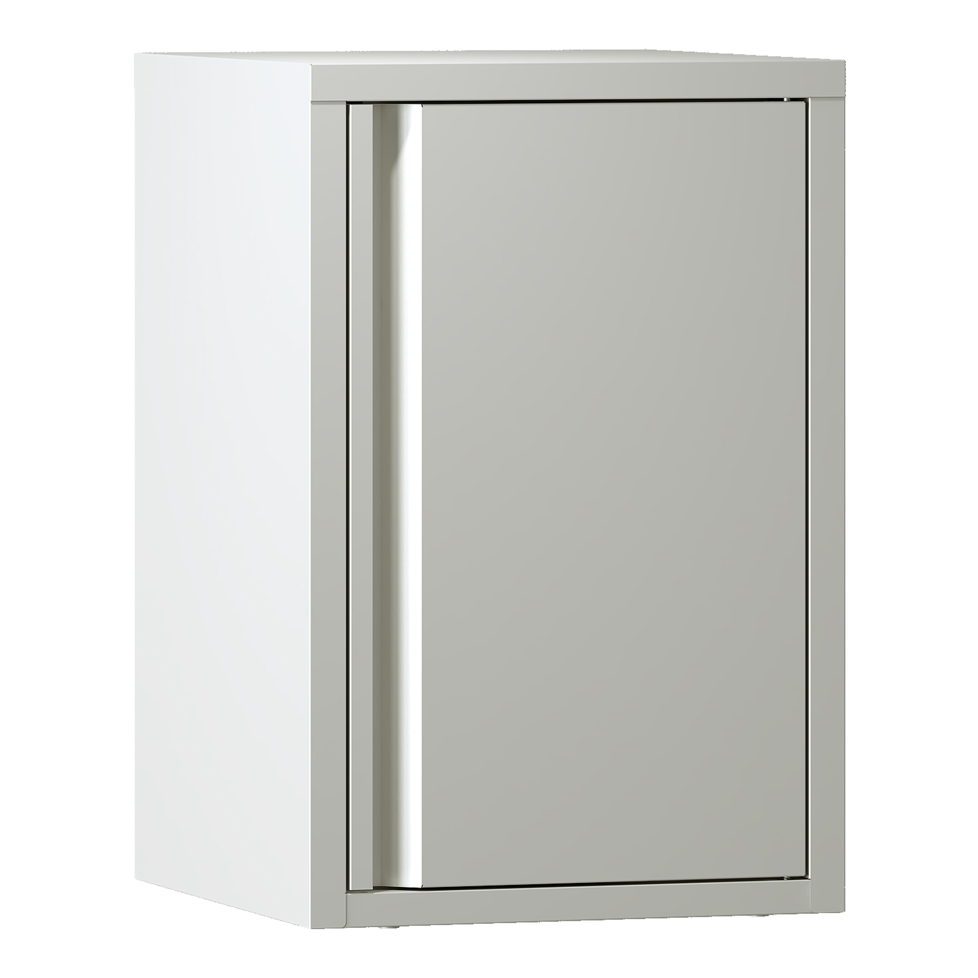 Armario de pared burlöv acero 50x33x35 cm - blanco [en.casa]
