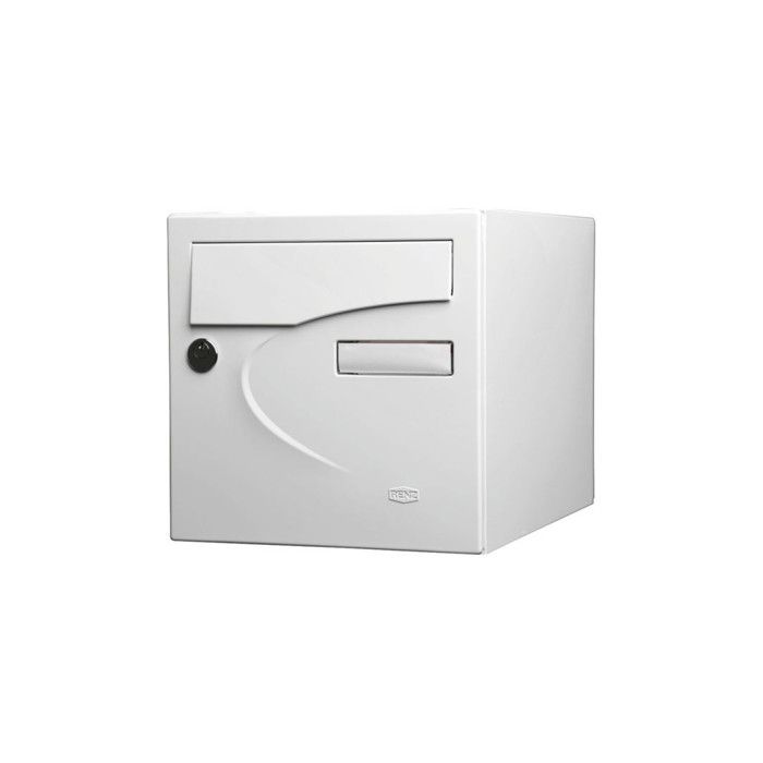 Buzón preferencia, 1 puerta blanco 9016 - renz
