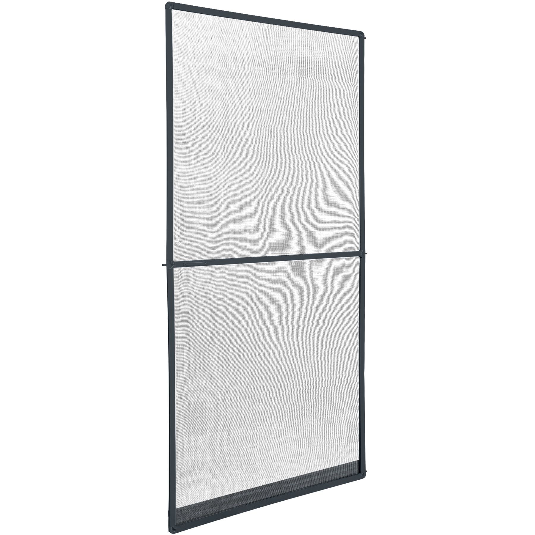 Tectake mosquitera aluminio fibra vidrio cortable resistente, antracita