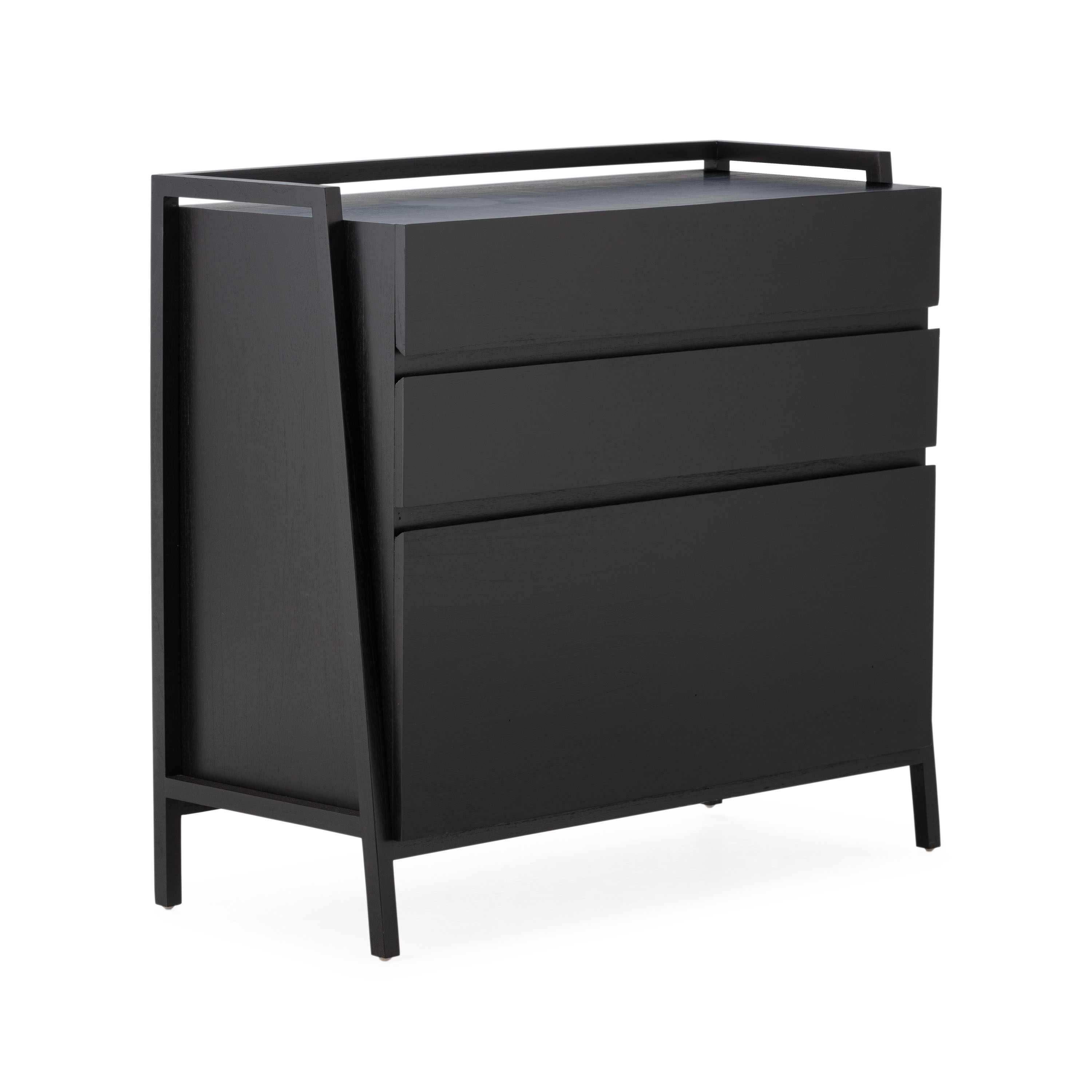 Comoda 108x46x98 madera negro