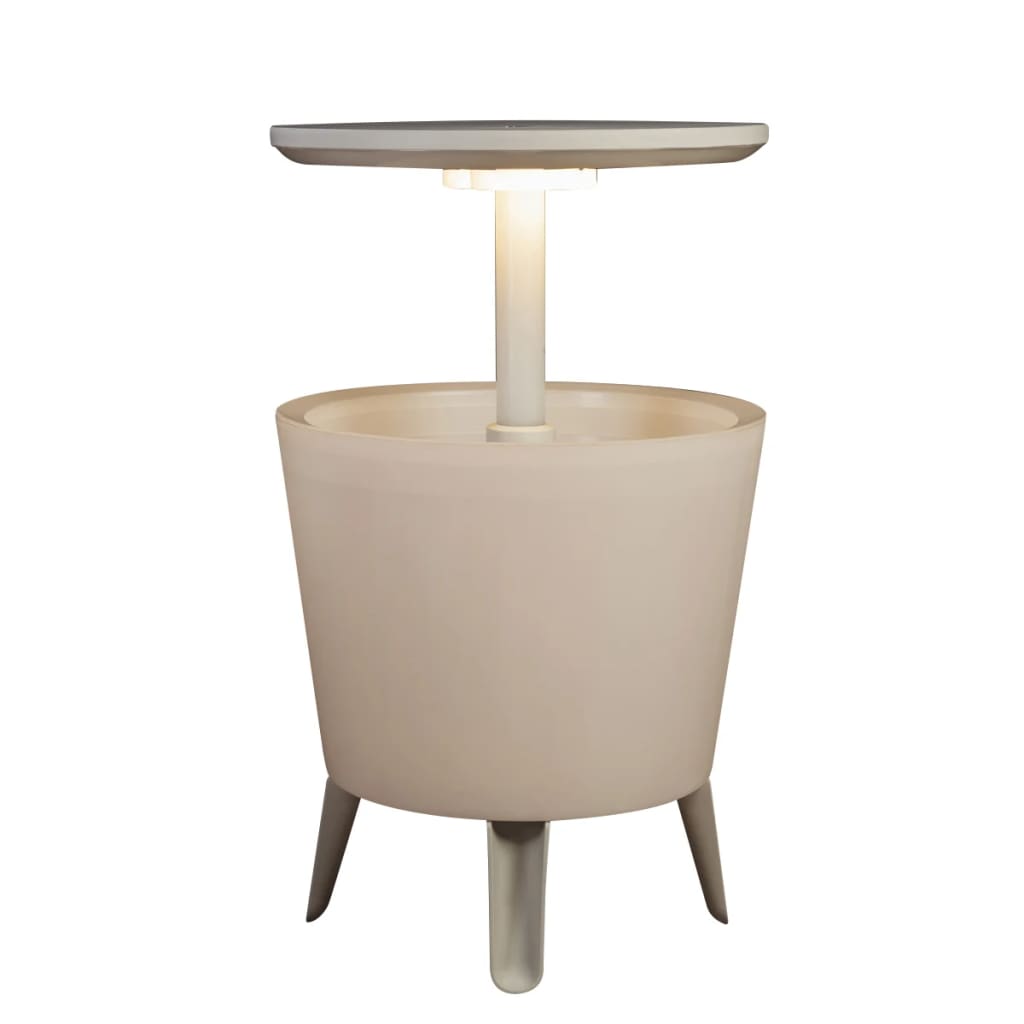 Keter mesa nevera bar iluminada blanca 232924