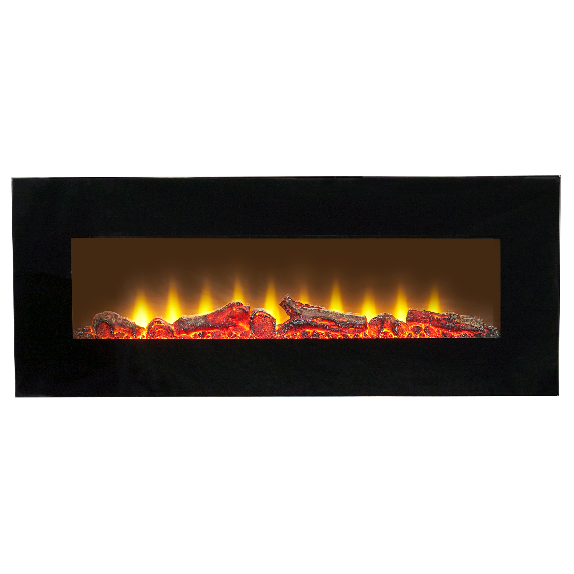 Chimenea eléctrica de pared Sureflame WM-933 negra con control remoto
