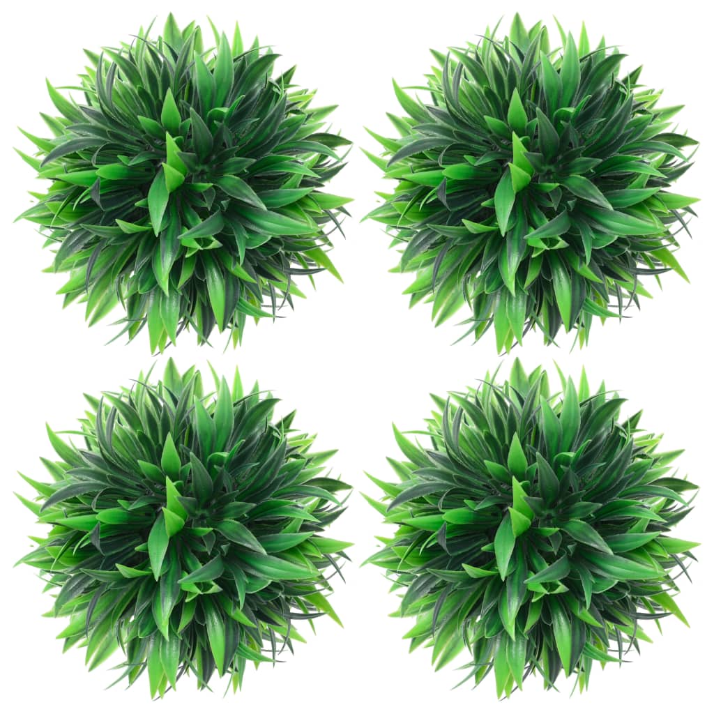 Bolas de boj artificial 4 unidades 15 cm eerf9974