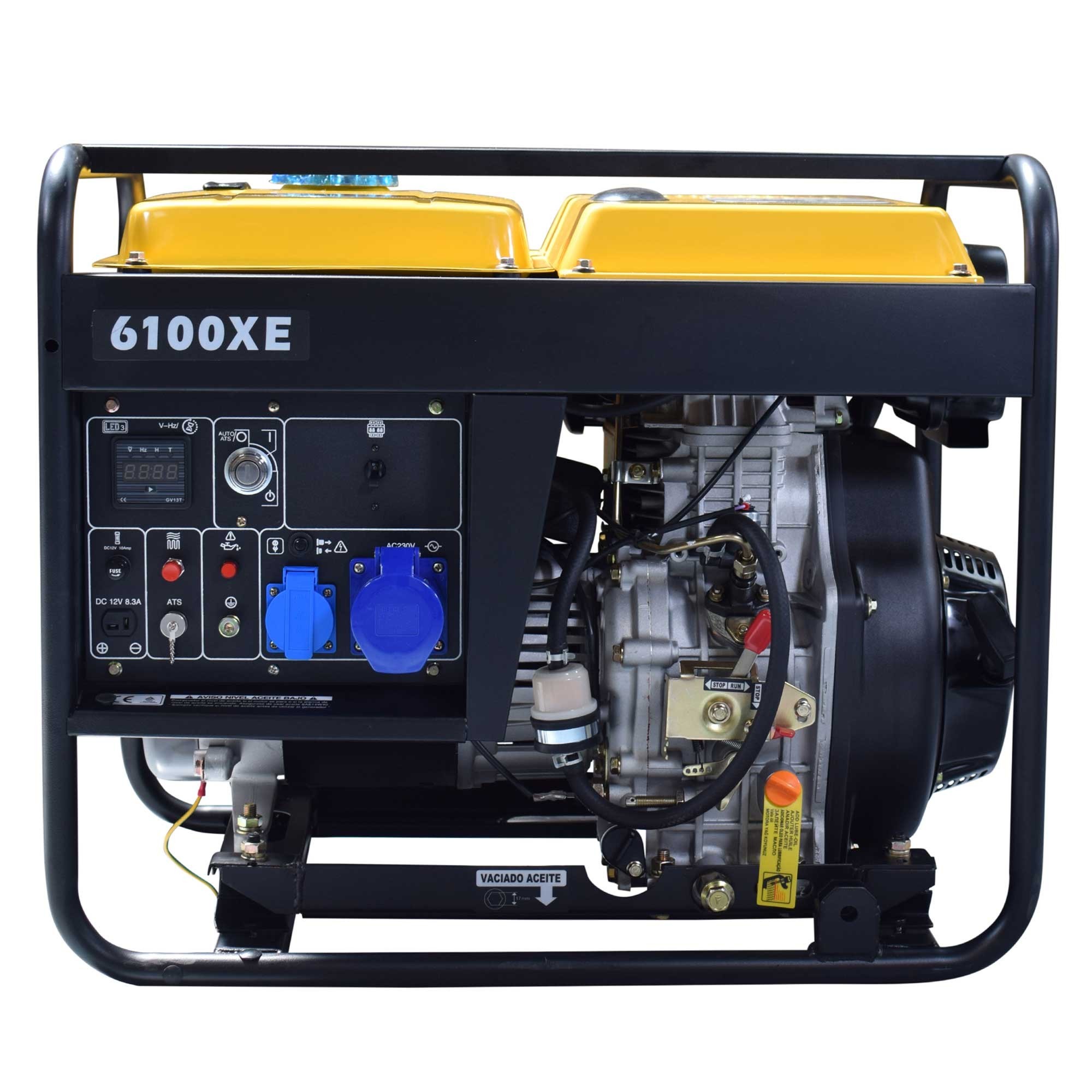 Nt-6100xe generador diesel itcpower monofásico 5,3kw