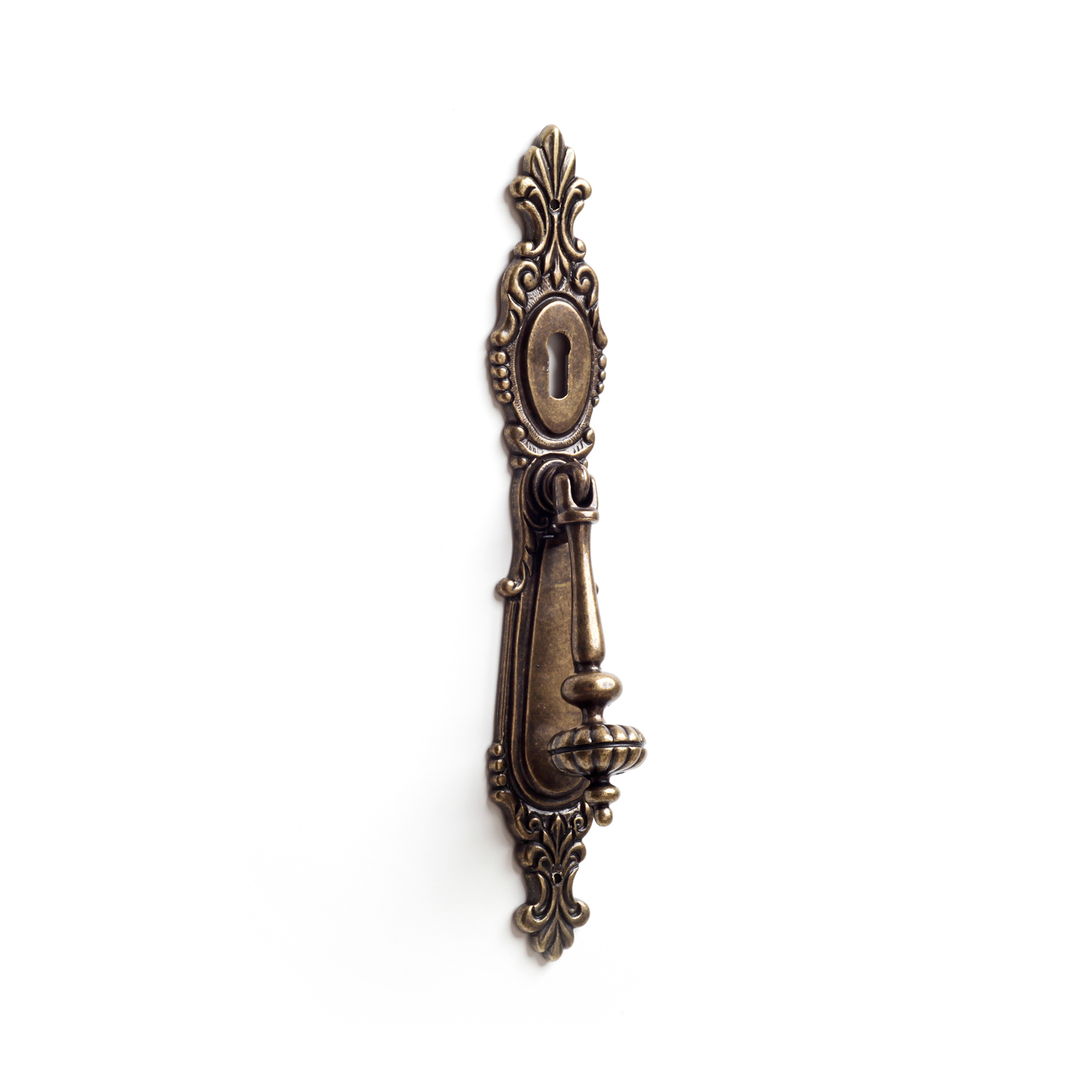 Tirador colgante rei 1089cb | 29x180x24 mm | cuero viejo