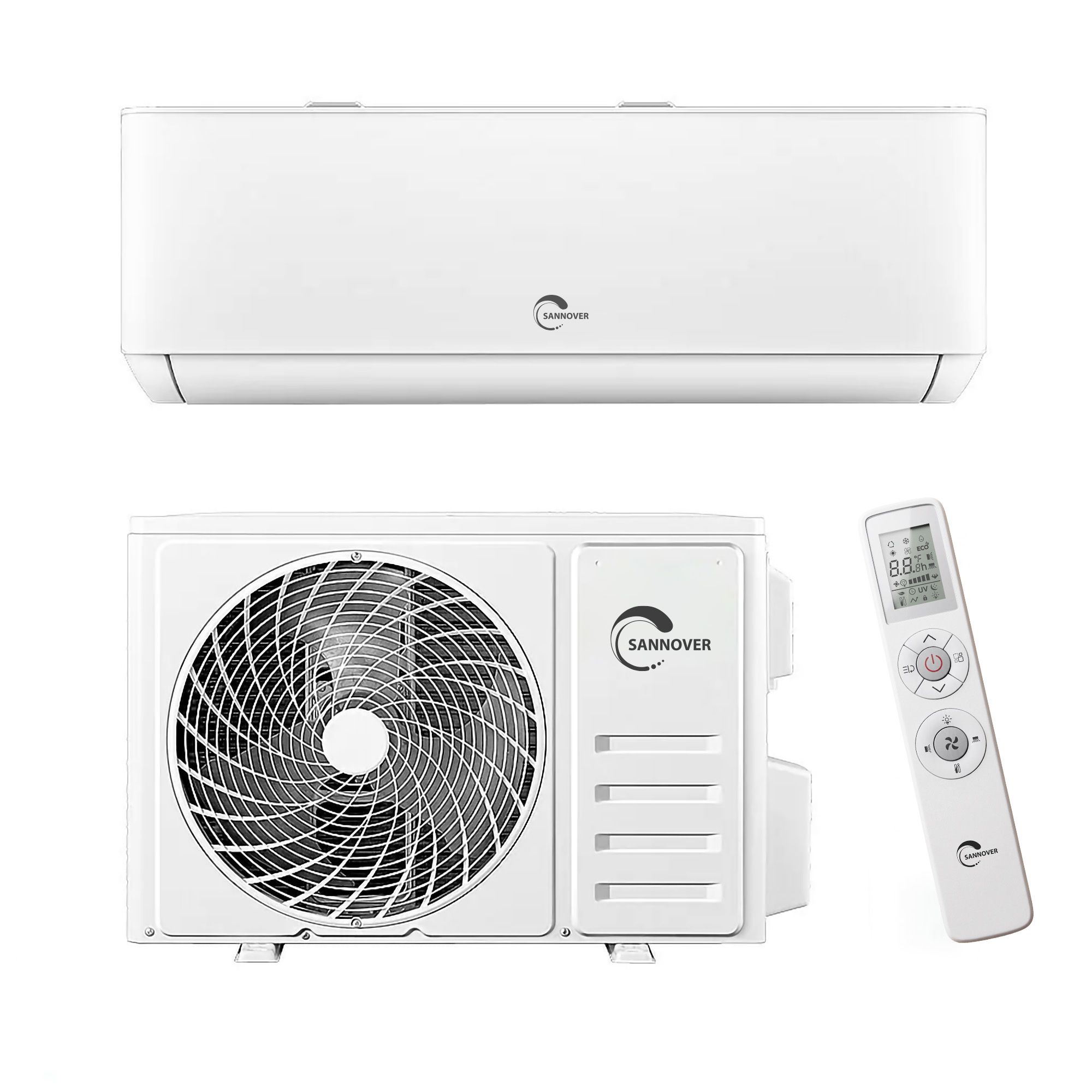 Aire acondicionado split de pared reversible (frío/calor) 5,1 kw/ 18000 btu