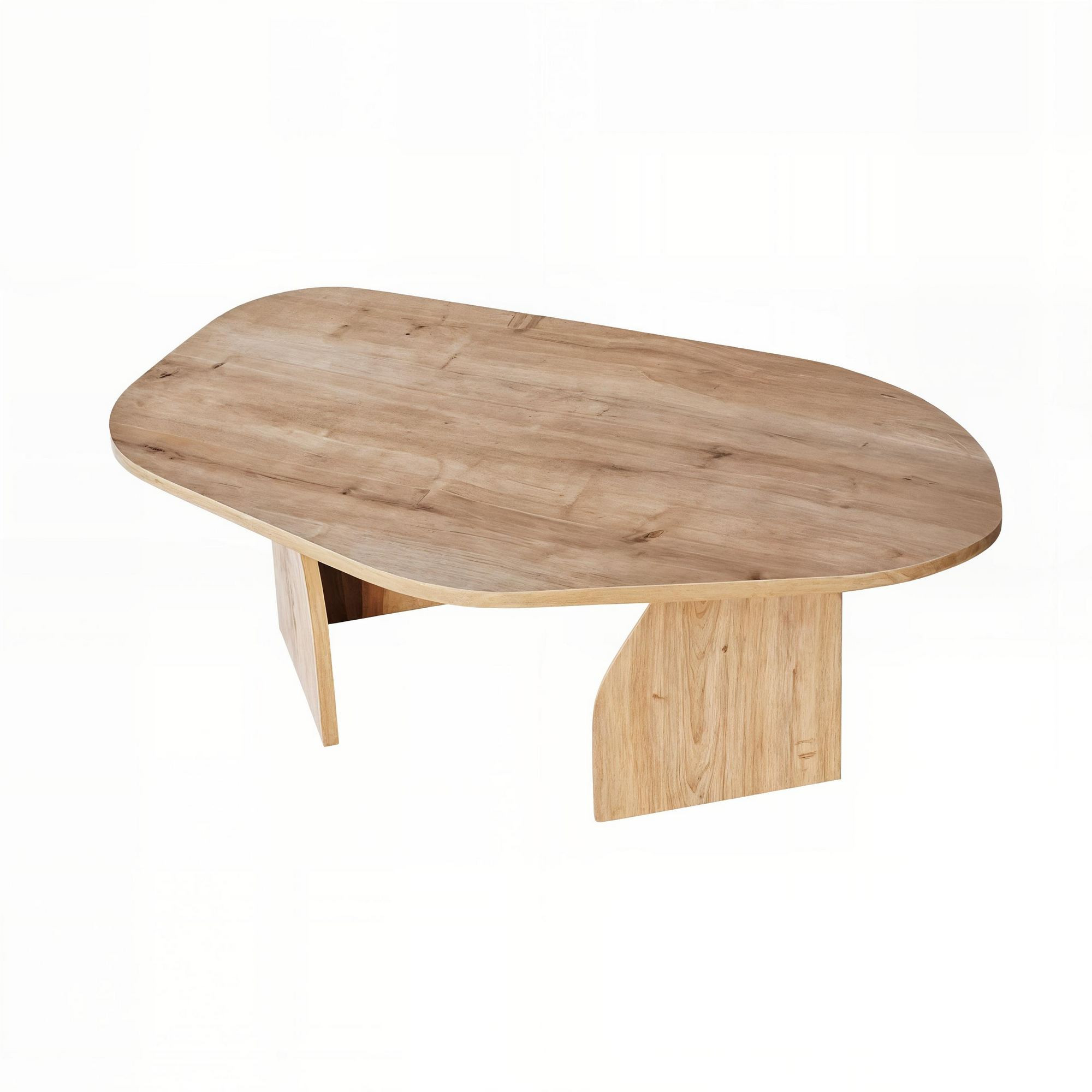 Mesa de centro de madera <<rock>> 100 x 60 x 35 cm - roble zafiro