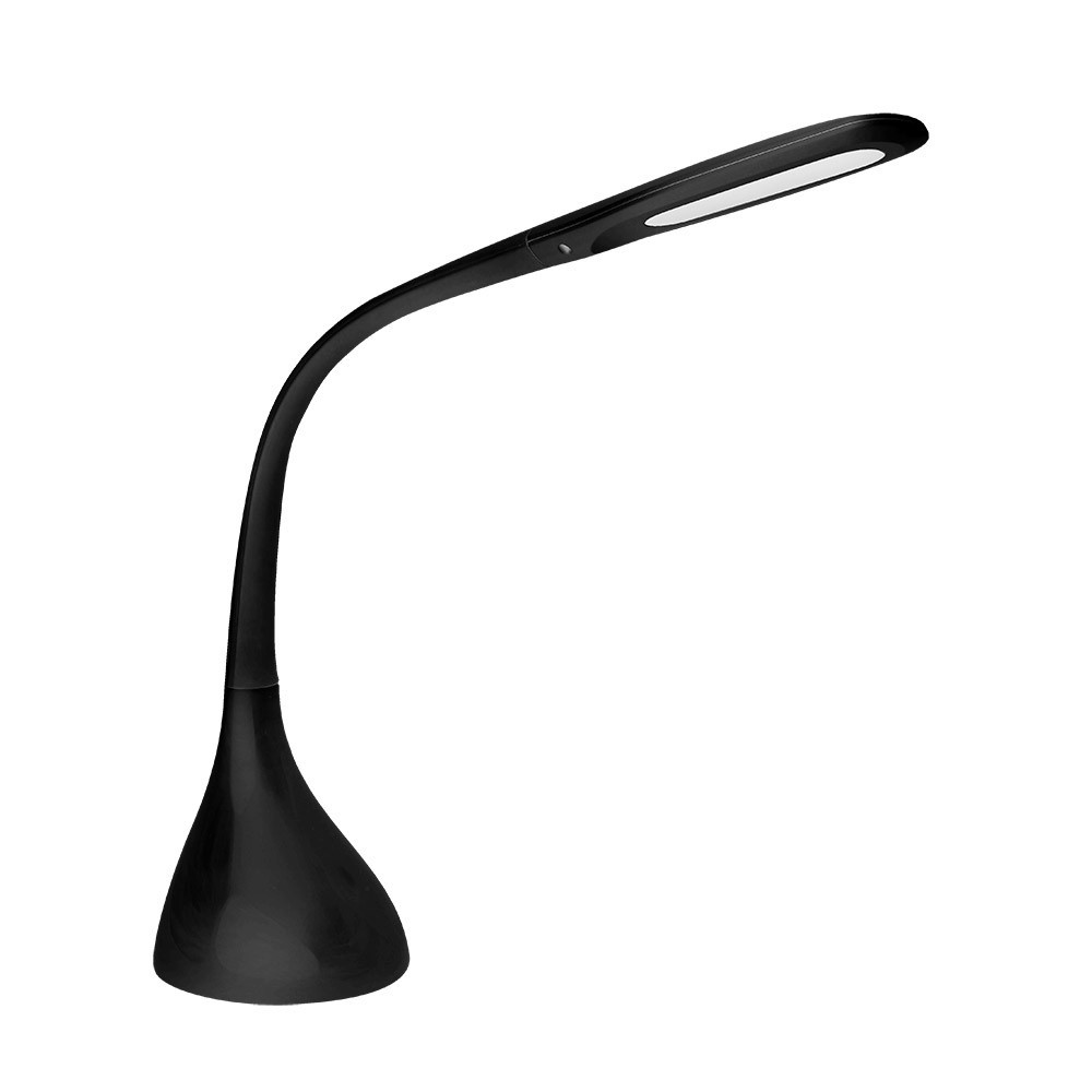 Flexo rilke negro 8w 595lm táctil orientable 45x13,5x33cm