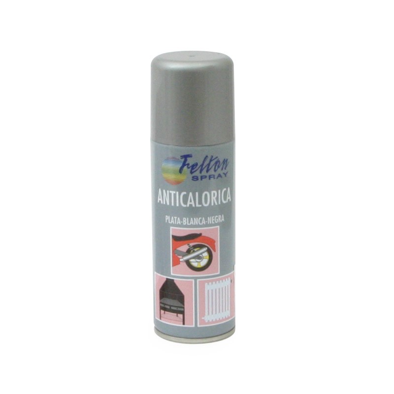 Spray pintura anticalorica plata 200ml