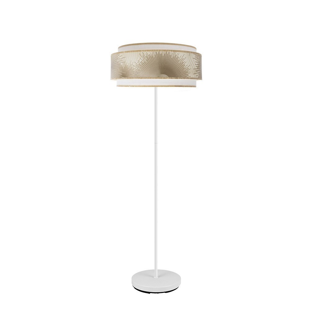 Lampara de pie nepal blanco 40cm