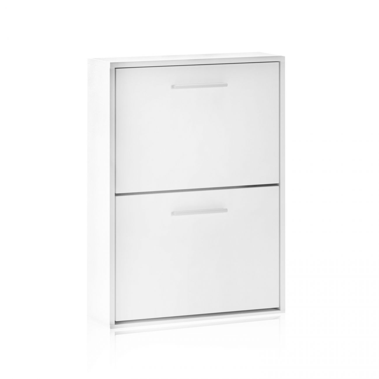 Zapatero de 2 puertas abatibles 53x73 cm home blanco