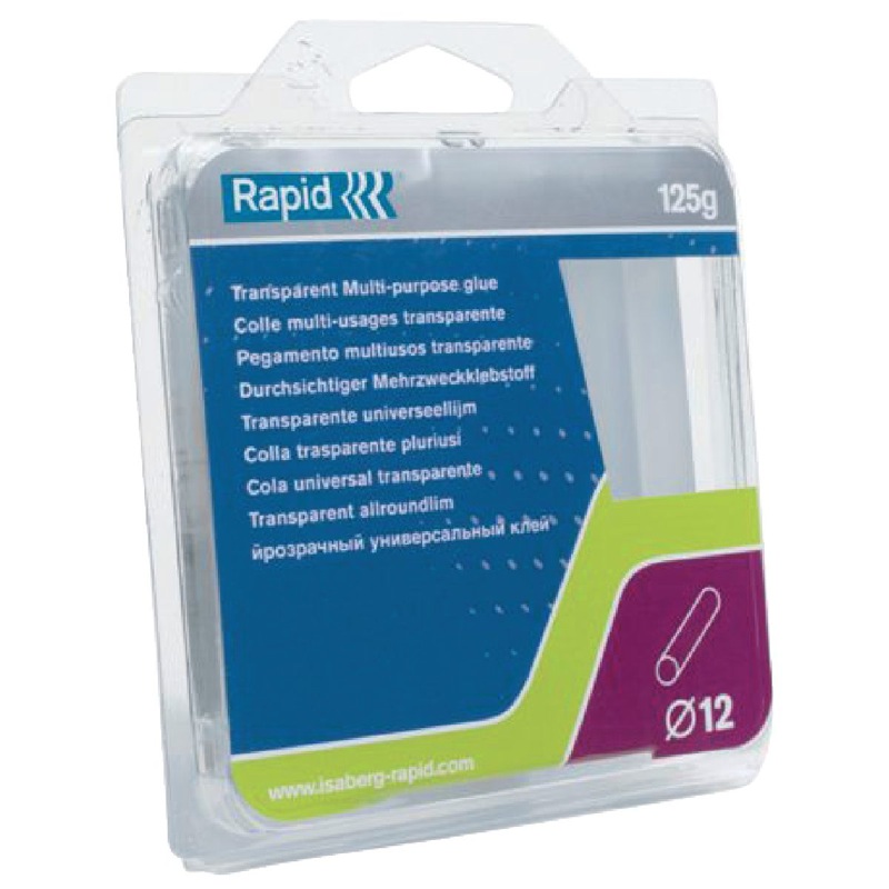 Pegamento multiusos ø 12 mm - 190 mm - 1 kg transparente