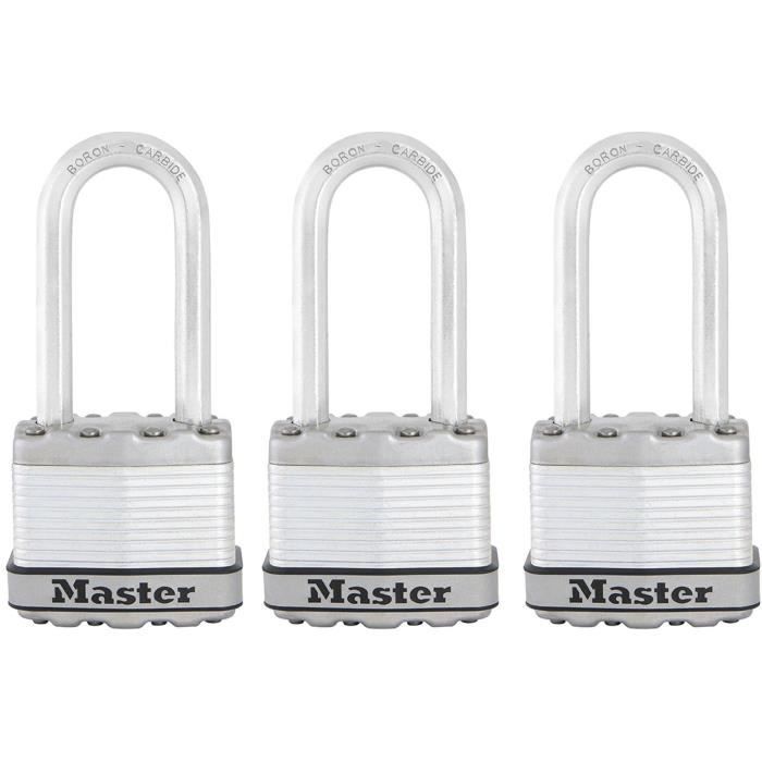 Candado de alta seguridad - master lock - m1eurtrilh - con llave - acero la