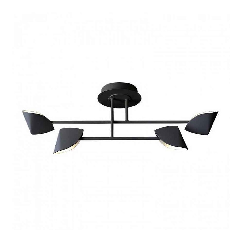 Mantra plafón LED capuccina negro pequeño, mediano o