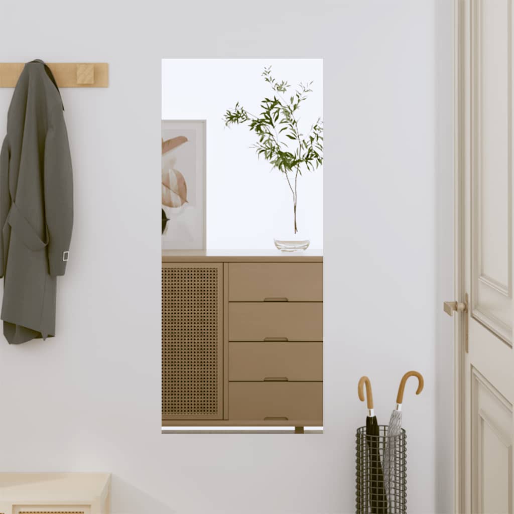Espejo de pared vidrio rectangular 40x80 cm