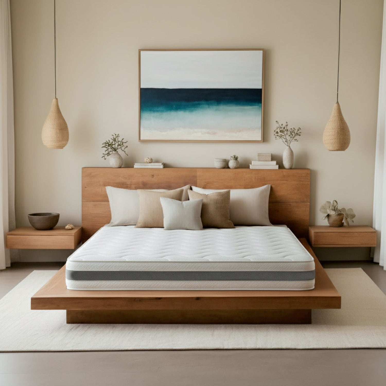 The white stone colchón 90x190 waterfoam termosensible