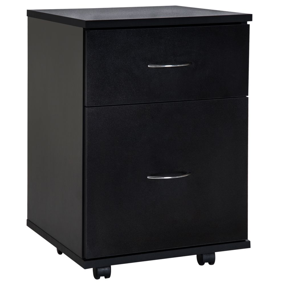 Archivador con rueda 41x39x58cm tablero de partículas Homcom