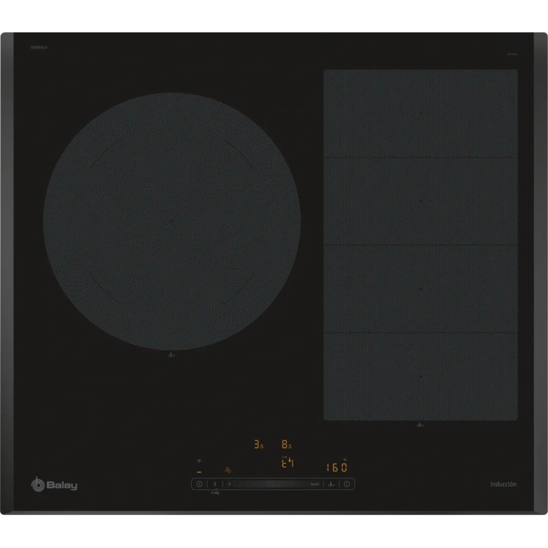 Inducción balay 3eb969lh 60 cm 2 zonas control deslizante
