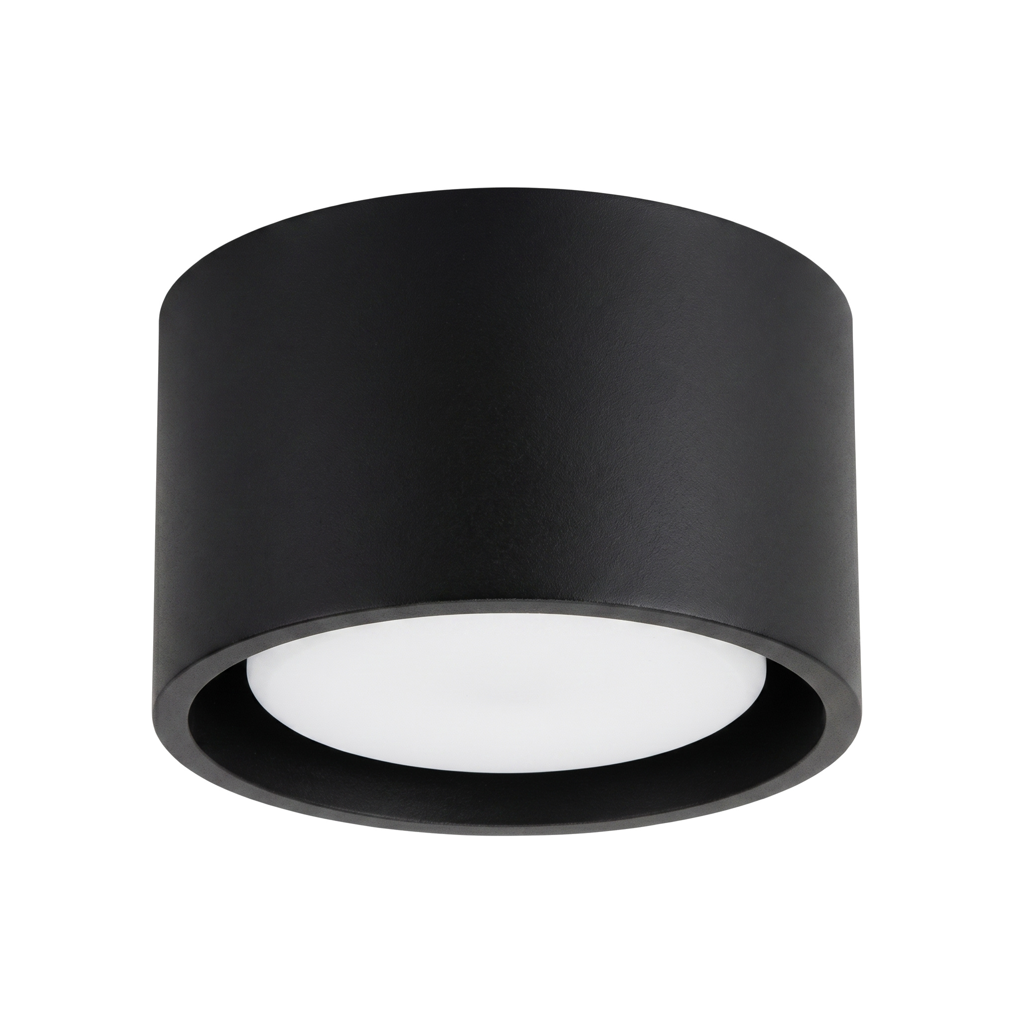 Plafones modo 1 negro aluminio 10x6x10cm